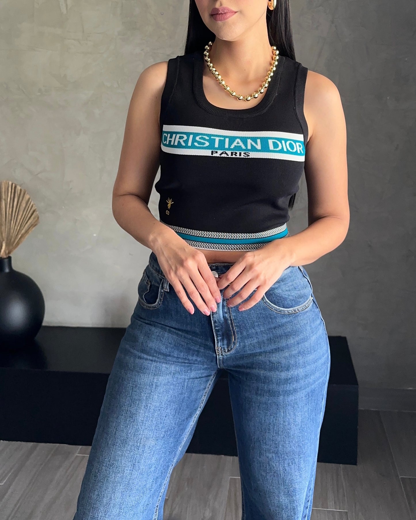 Blusa Crop Logo