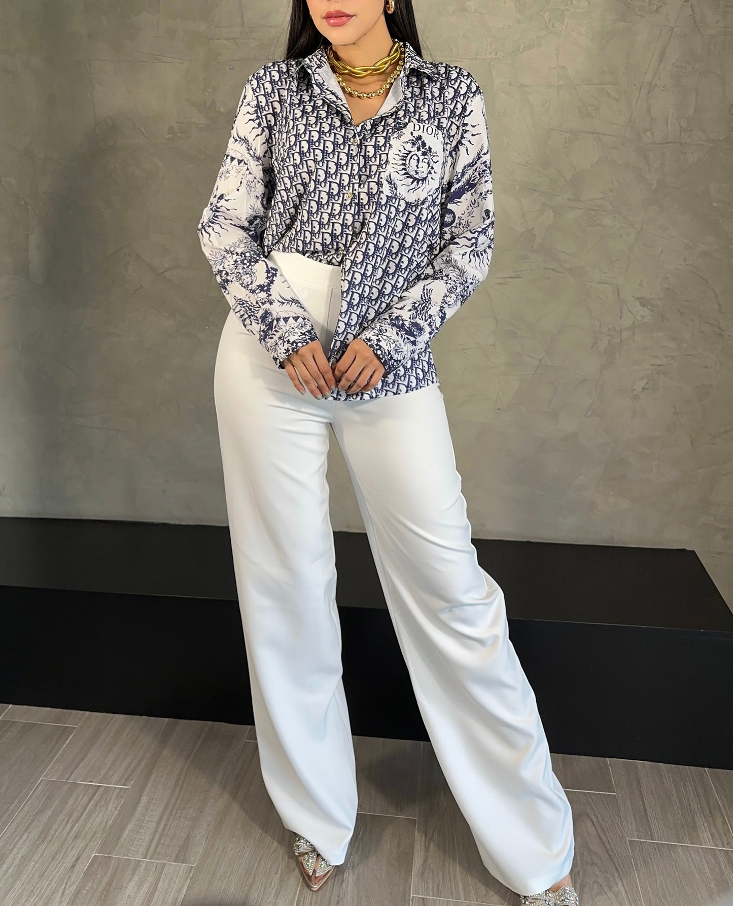 Camisa Dior Logo