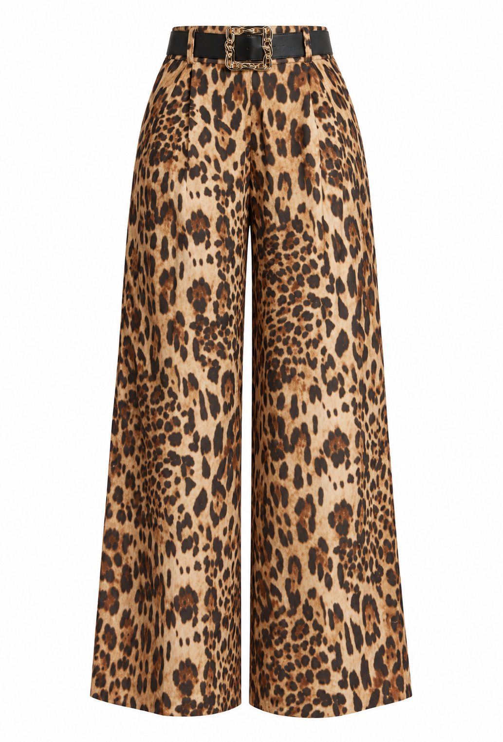 Pantalón Print Con Cinturón
