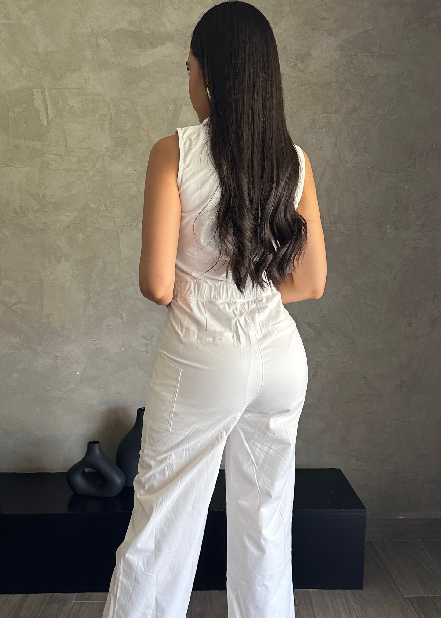 Jumpsuit Botones Dorados