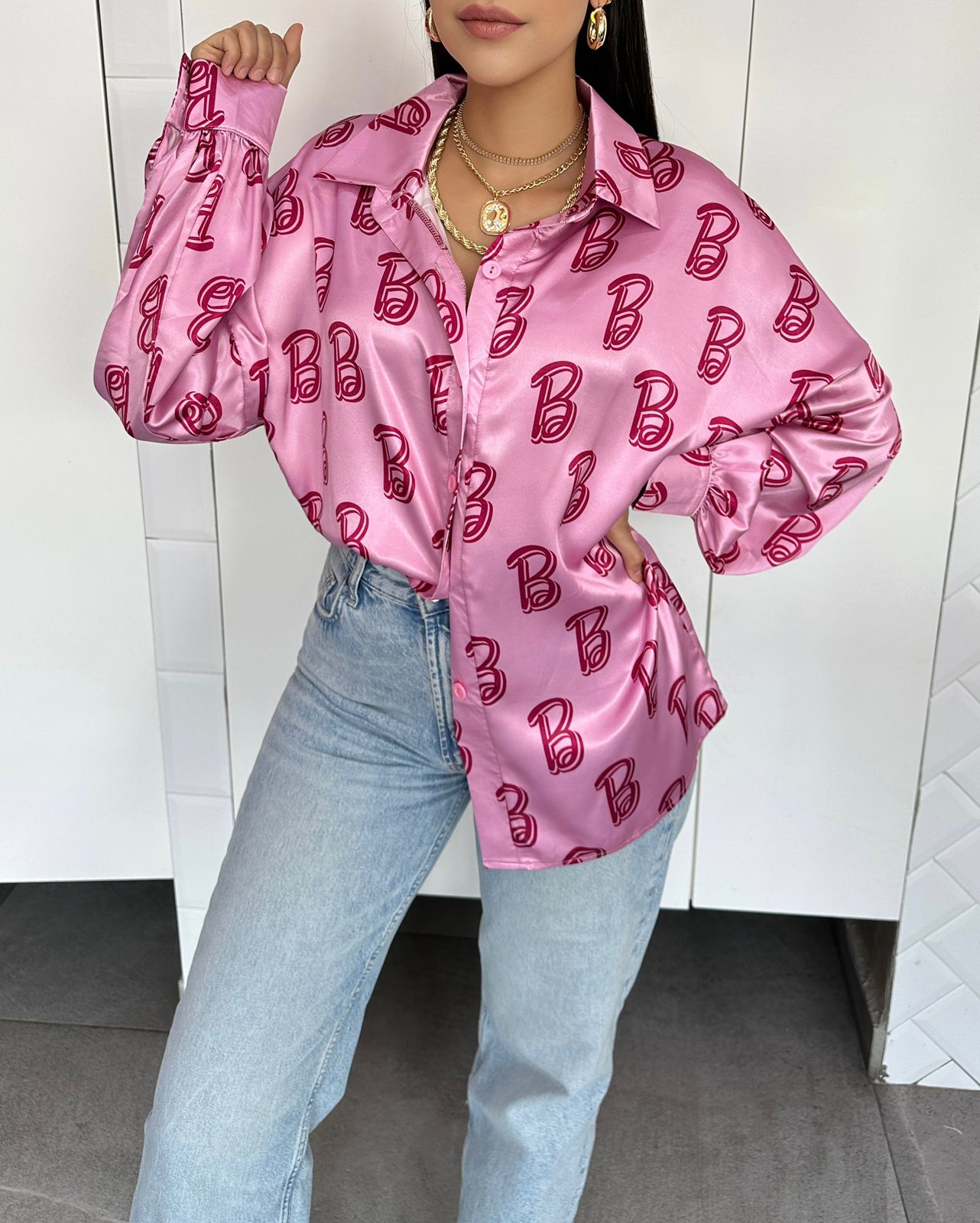 Camisa Satinada B