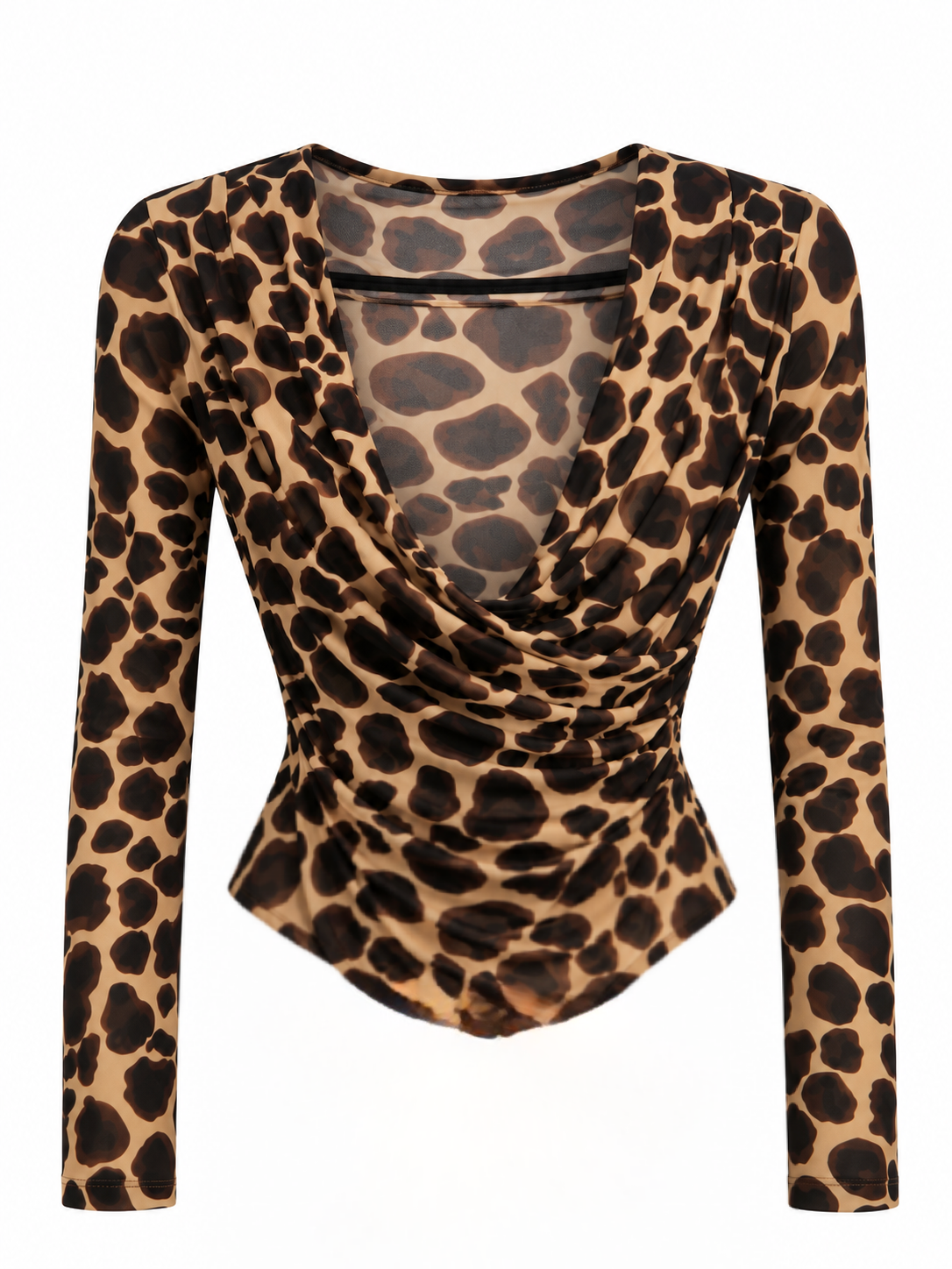 Blusa Mesh Print