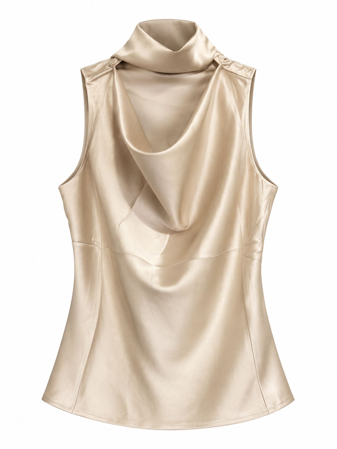 Blusa Satinada Choker