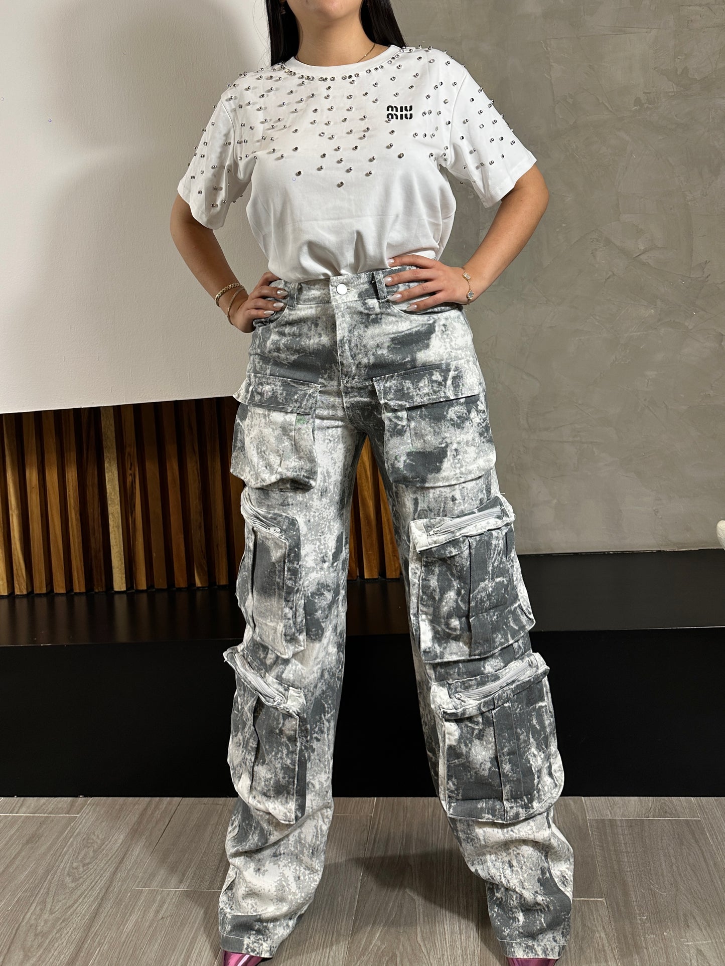 Cargo Jeans Deslavados