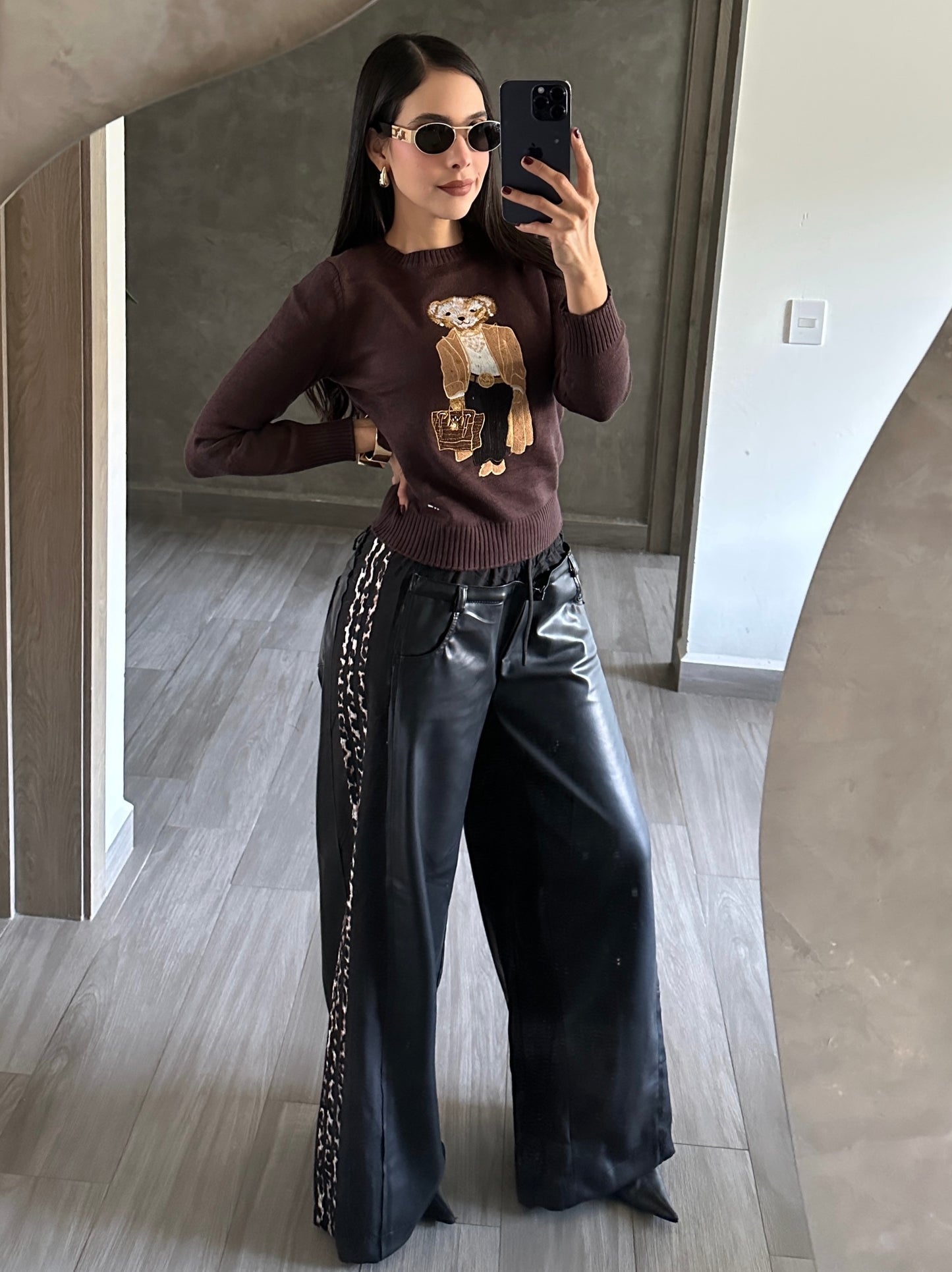 Pantalón Combinado Print