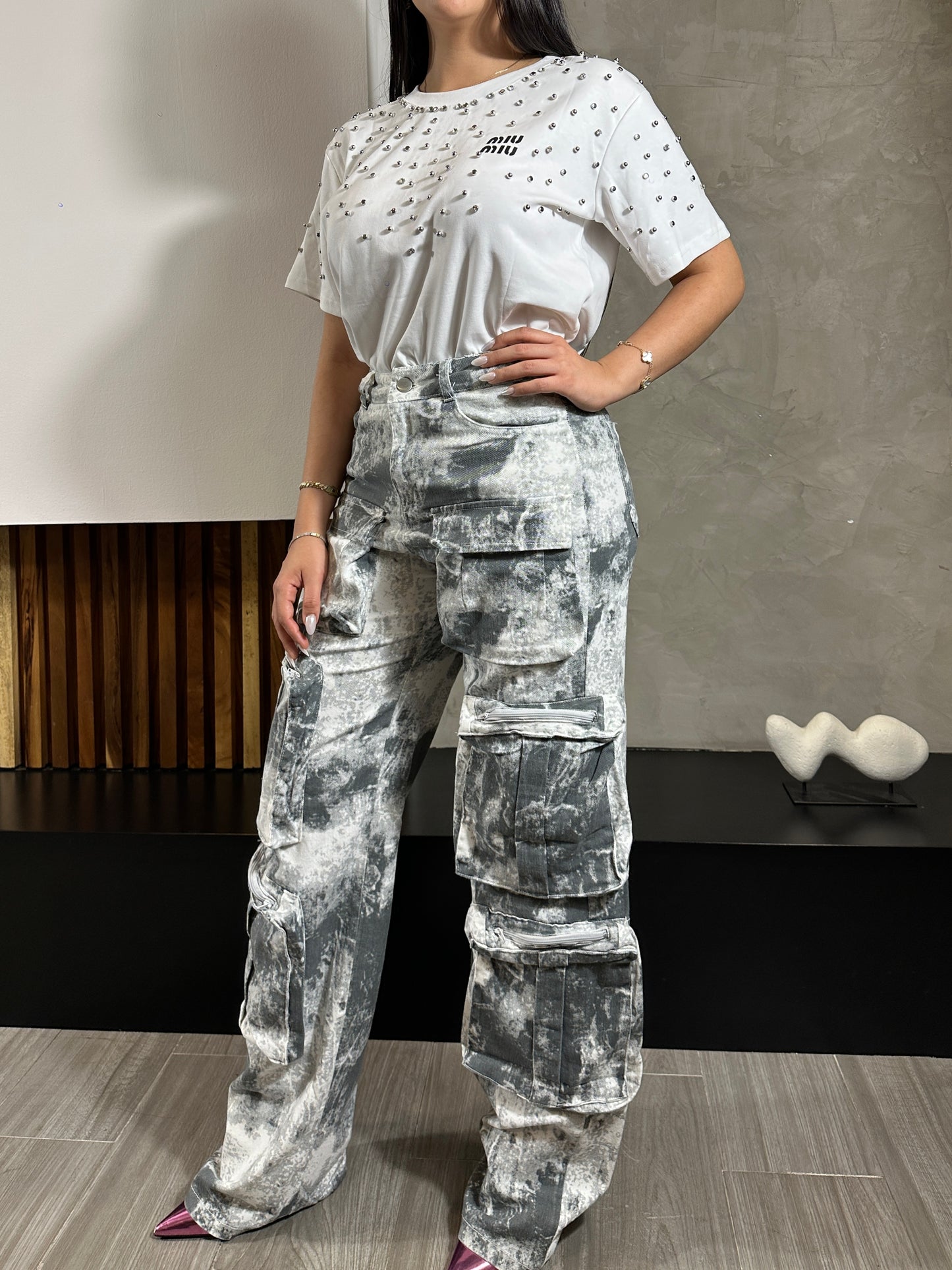 Cargo Jeans Deslavados