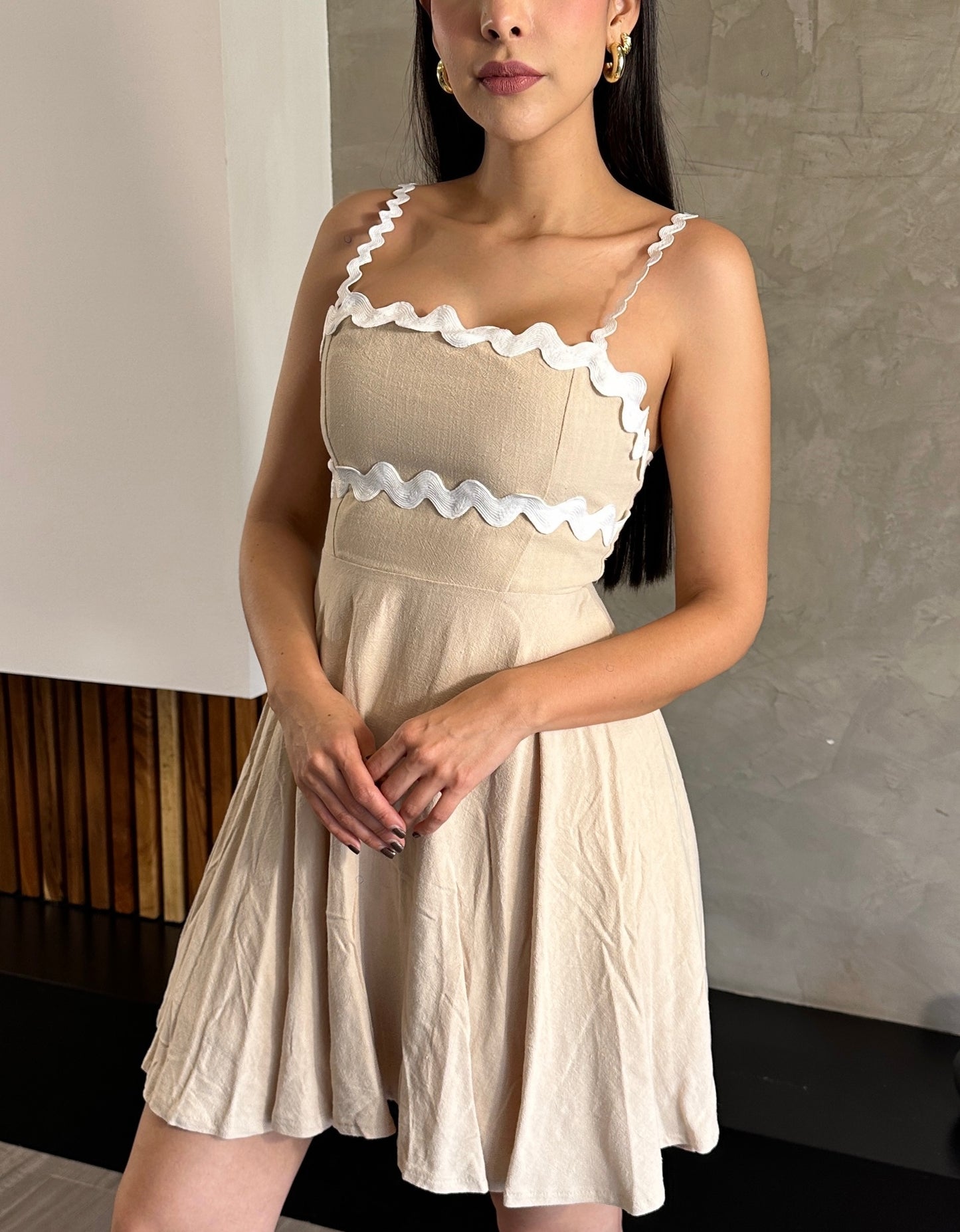 Vestido Beige