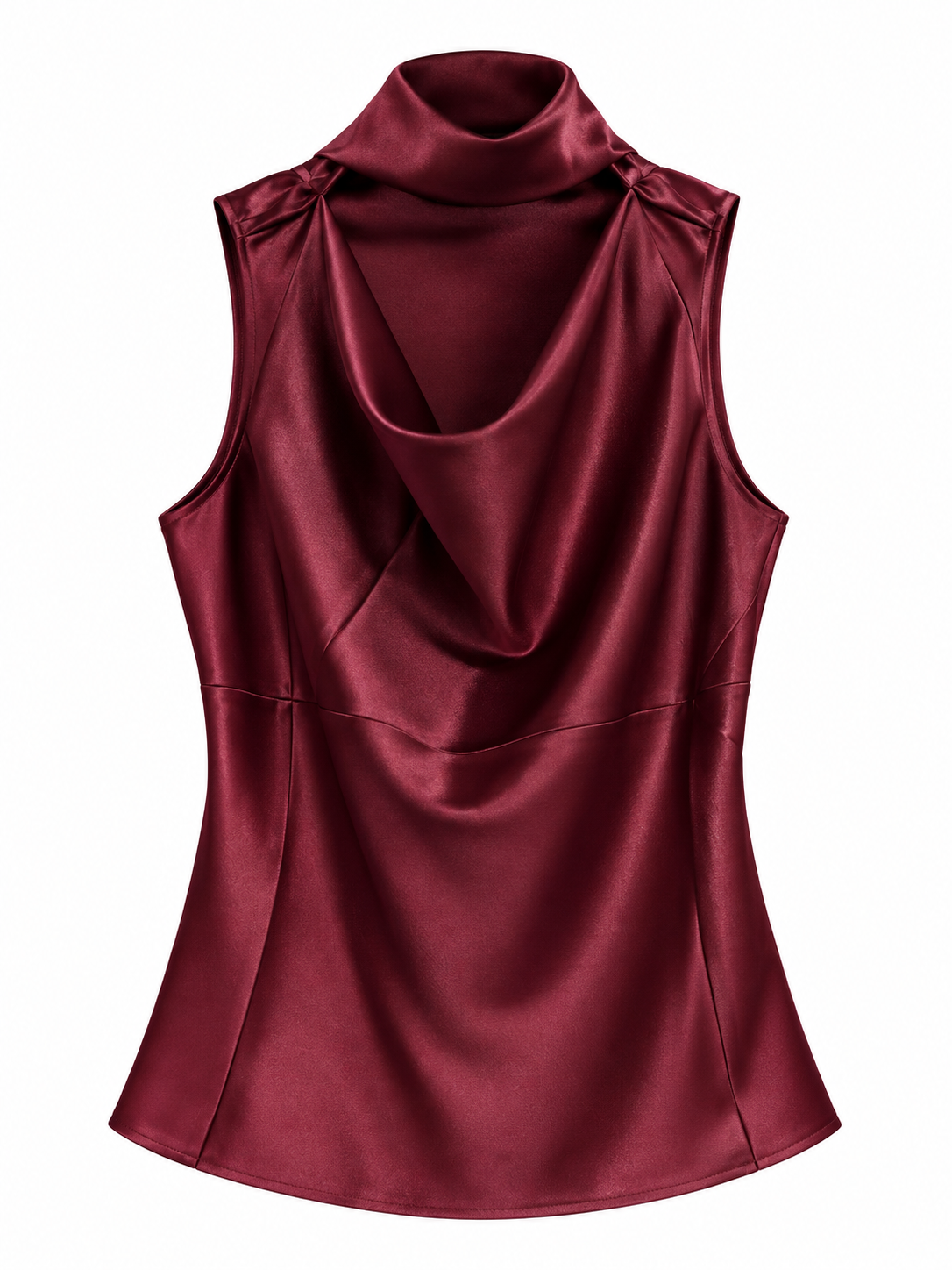 Blusa Satinada Choker