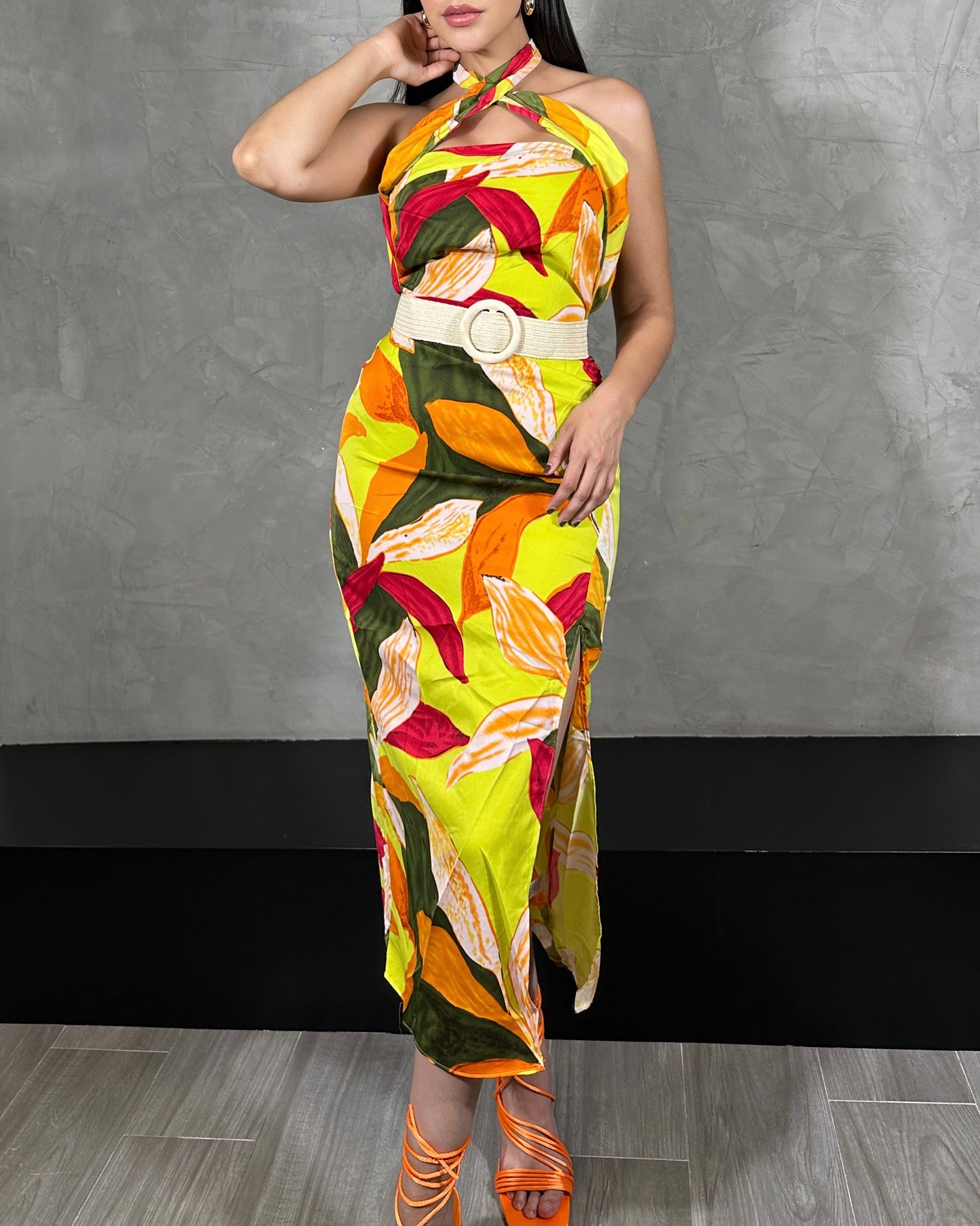 Vestido Con Fajo