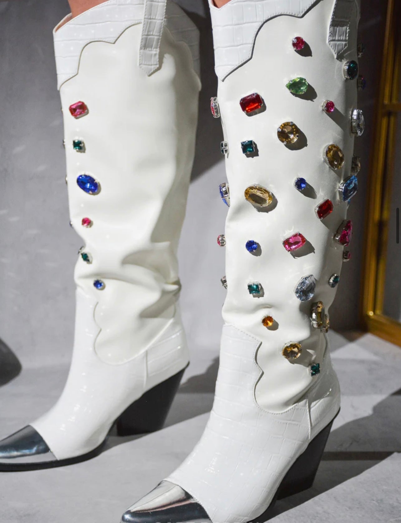 Bota Blanca Joya