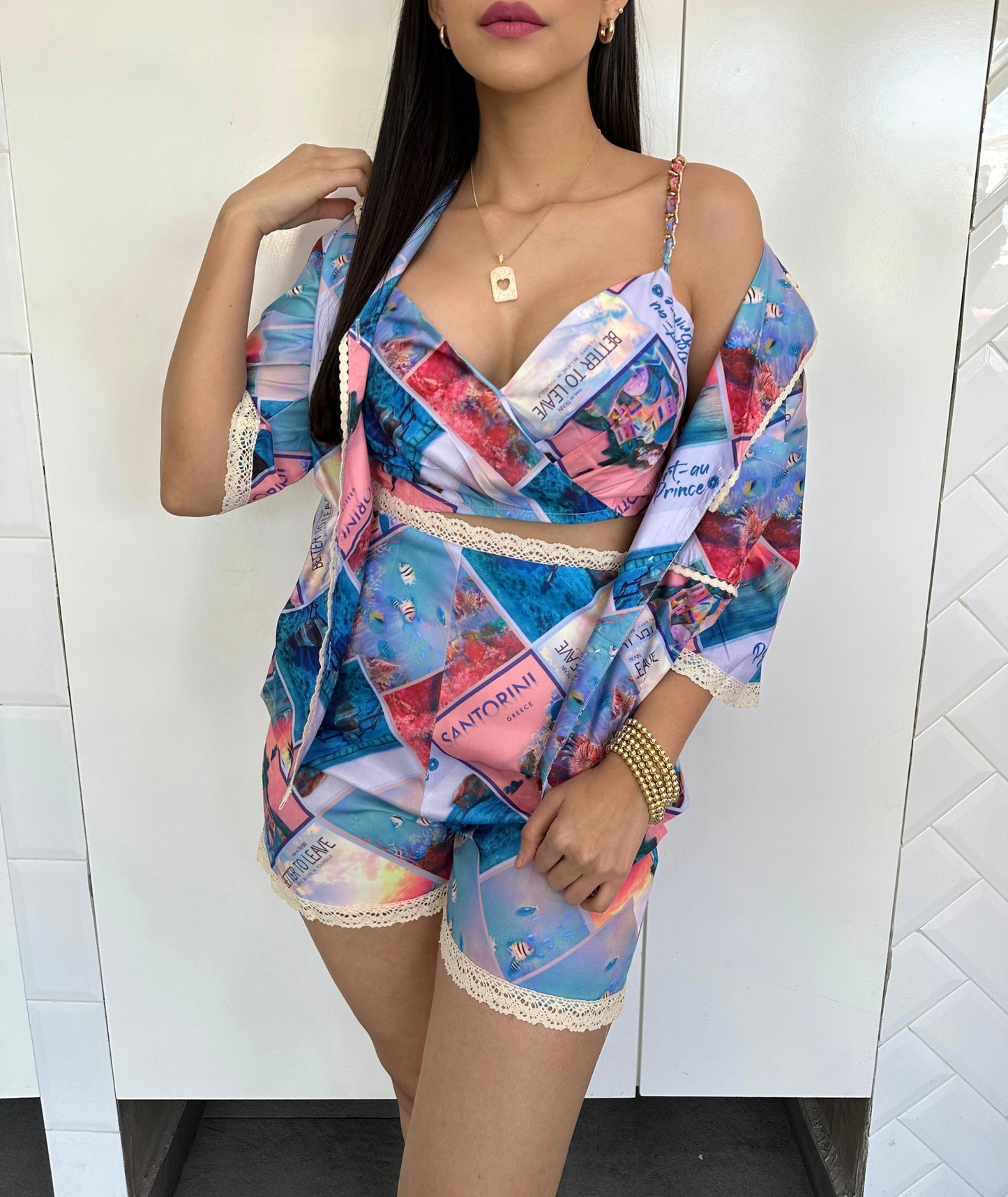 Set Conjunto Santorini 3 pzs