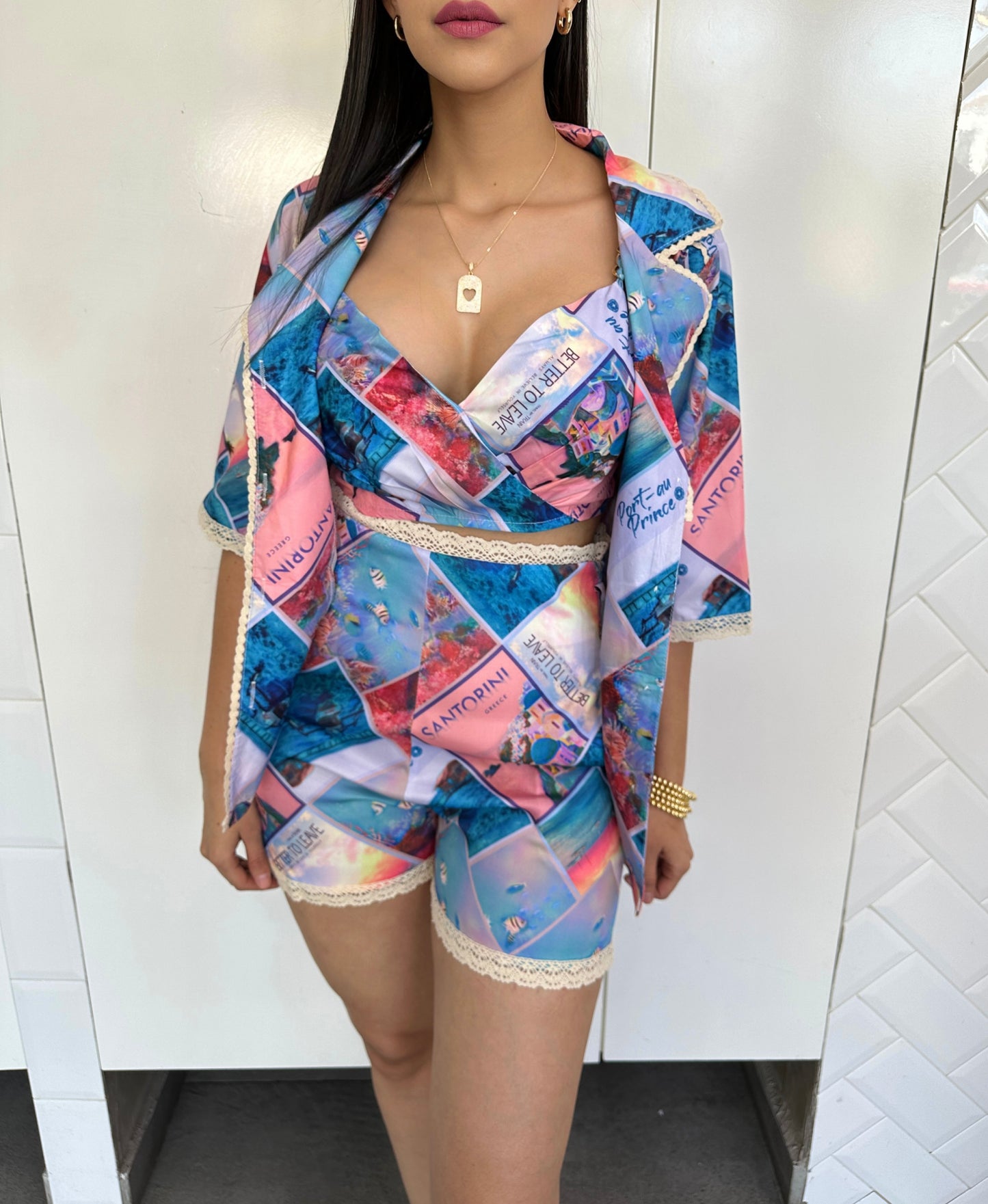 Set Conjunto Santorini 3 pzs