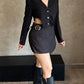 Falda Short Hebilla