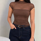 Blusa Ariana Café