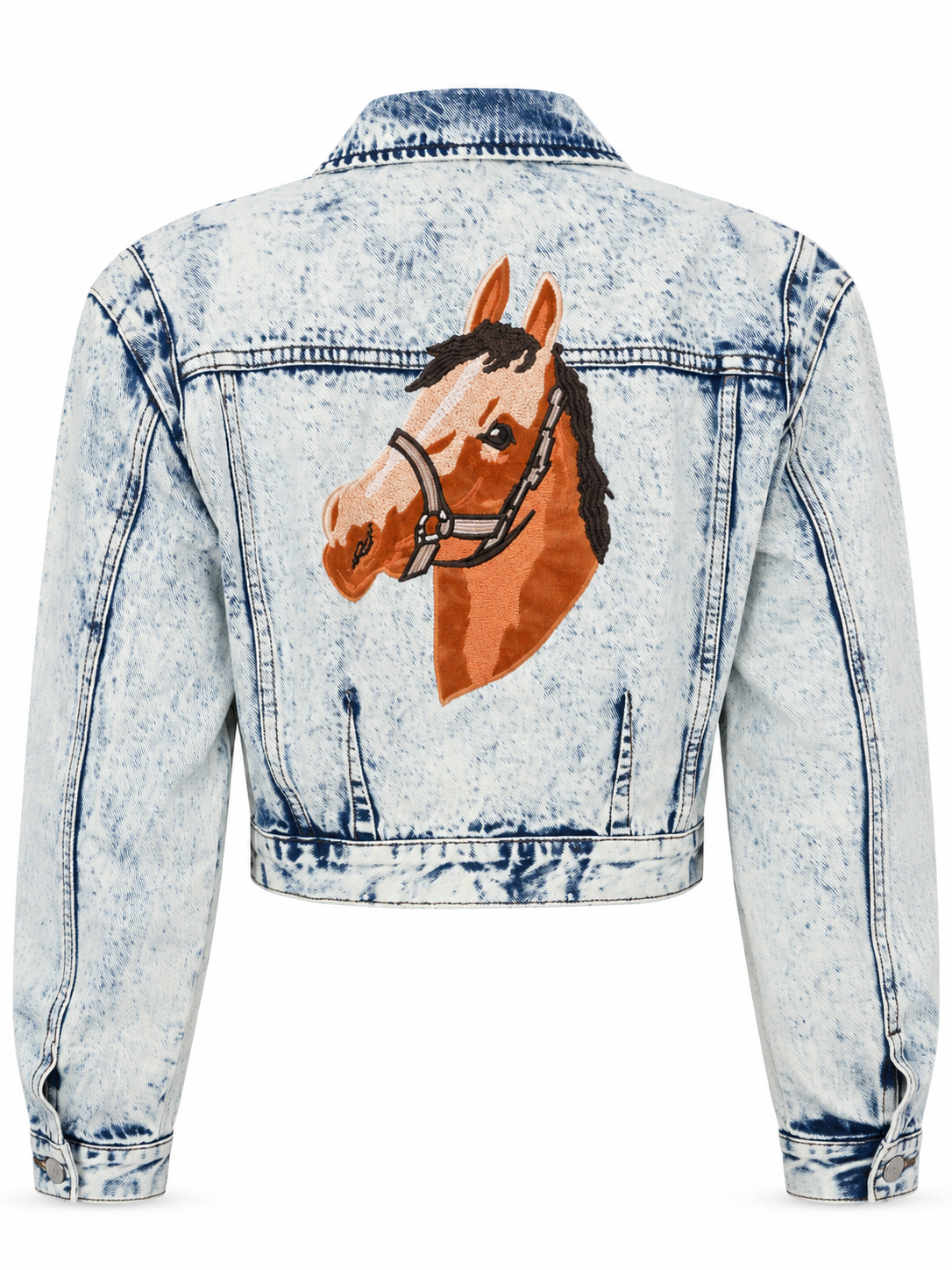 Chamarra Denim Caballo