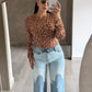 Blusa Mesh Print
