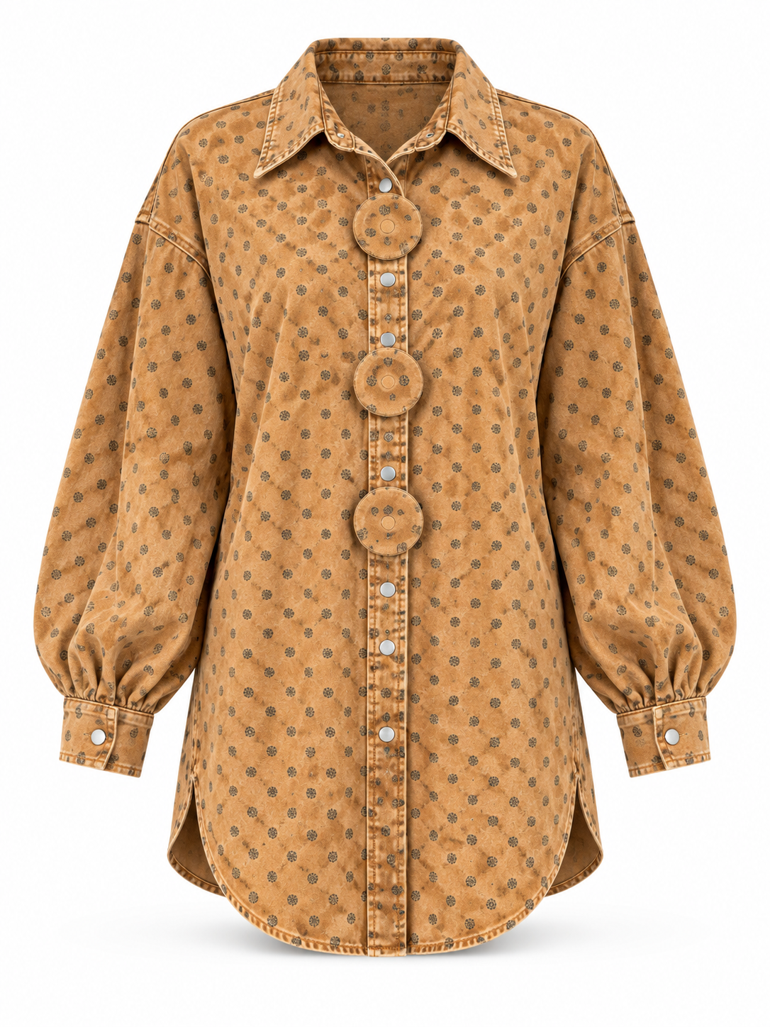 Camisa Polka Oversize