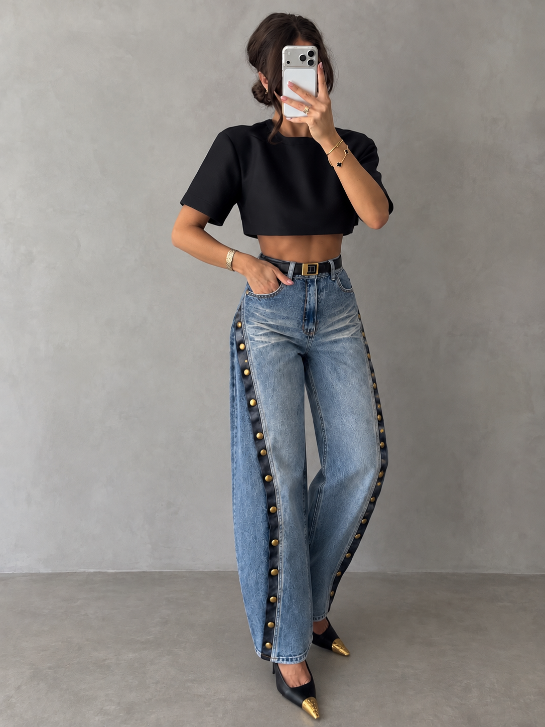 Jeans Deslavado Azul
