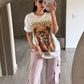 Playera Estampado Oso