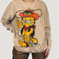 Sudadera Garfield Tejana