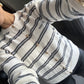 Miu sweater with stripes