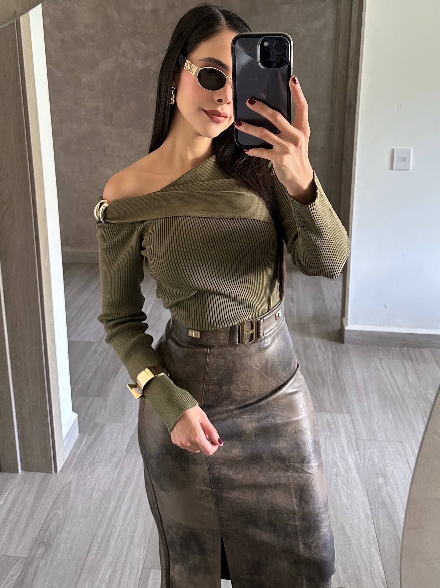 Olive Blouse