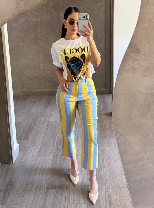 Pantalón Rayas