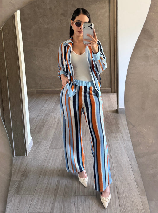Set Pantalón Rayado
