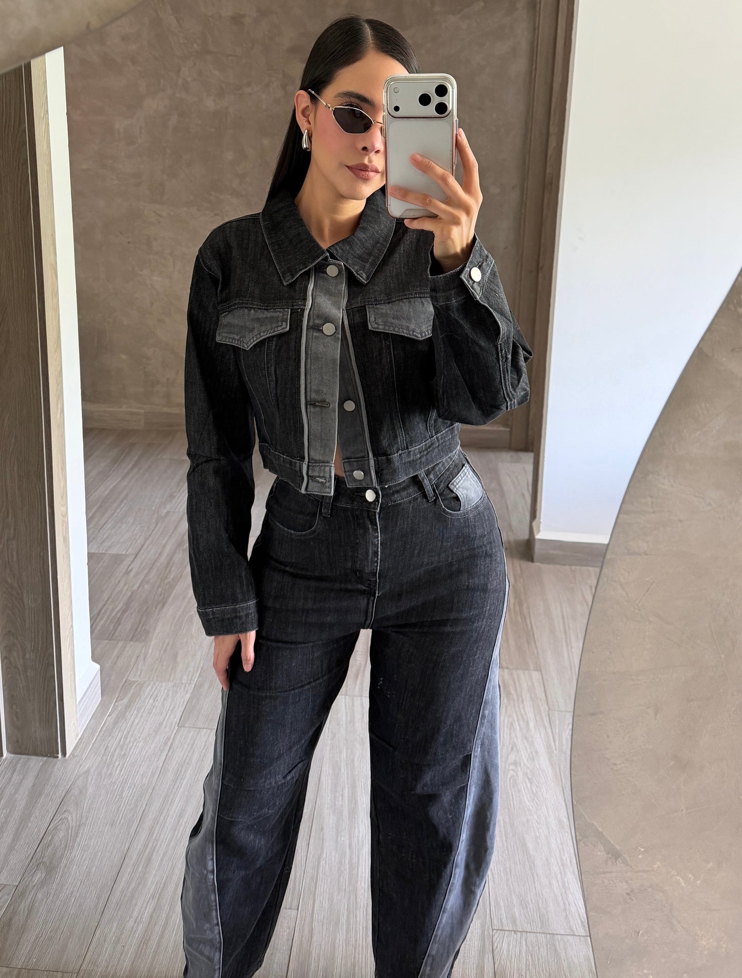 Set Denim Gris