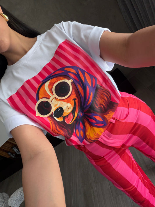 Playera Dog Pañuelo