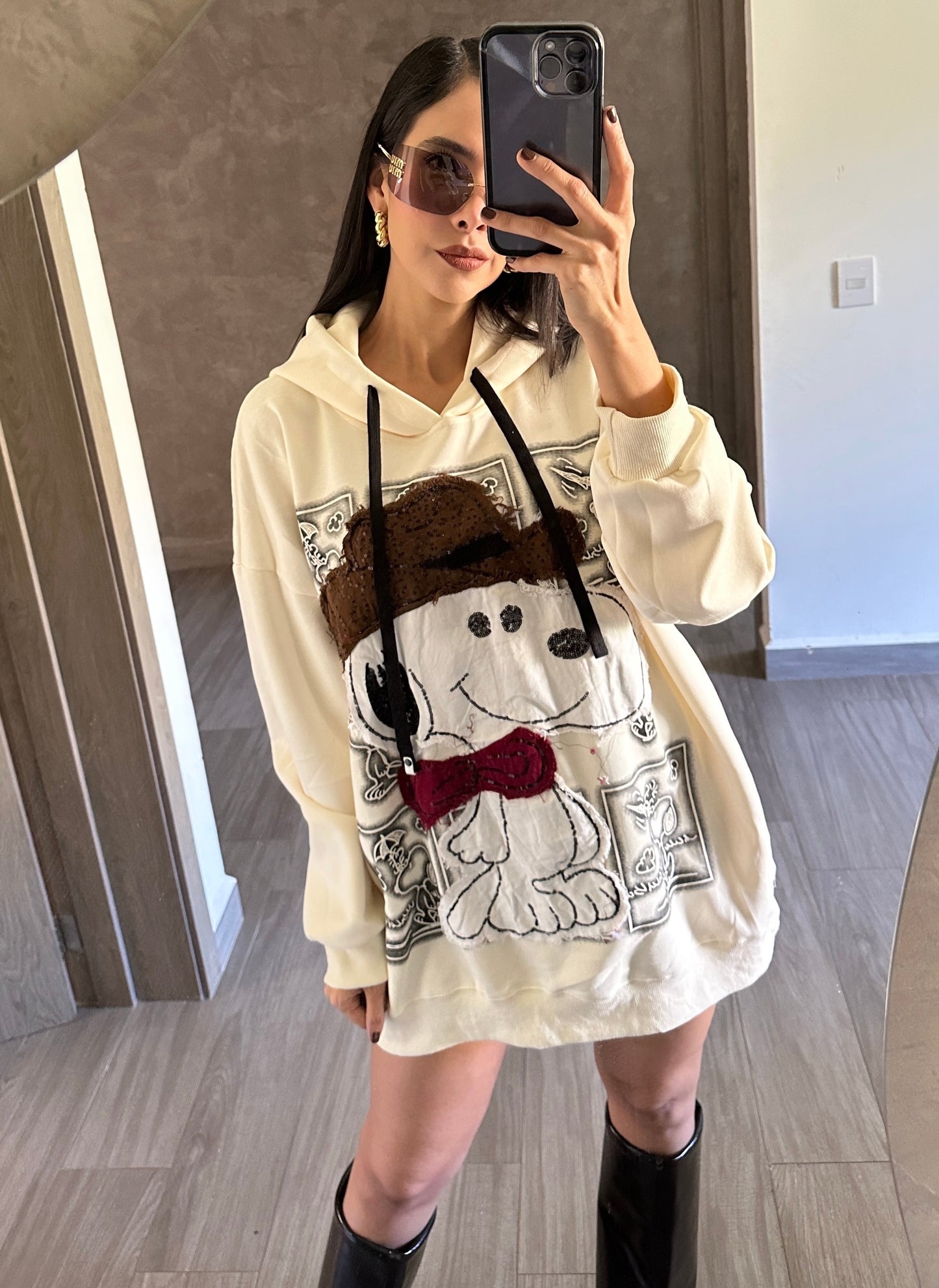 Sudadera Oversize Snoopy