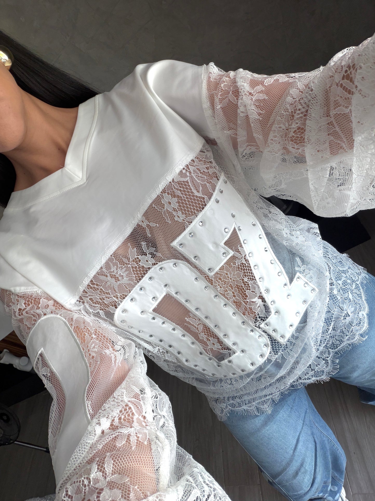 Blusa Encaje Número