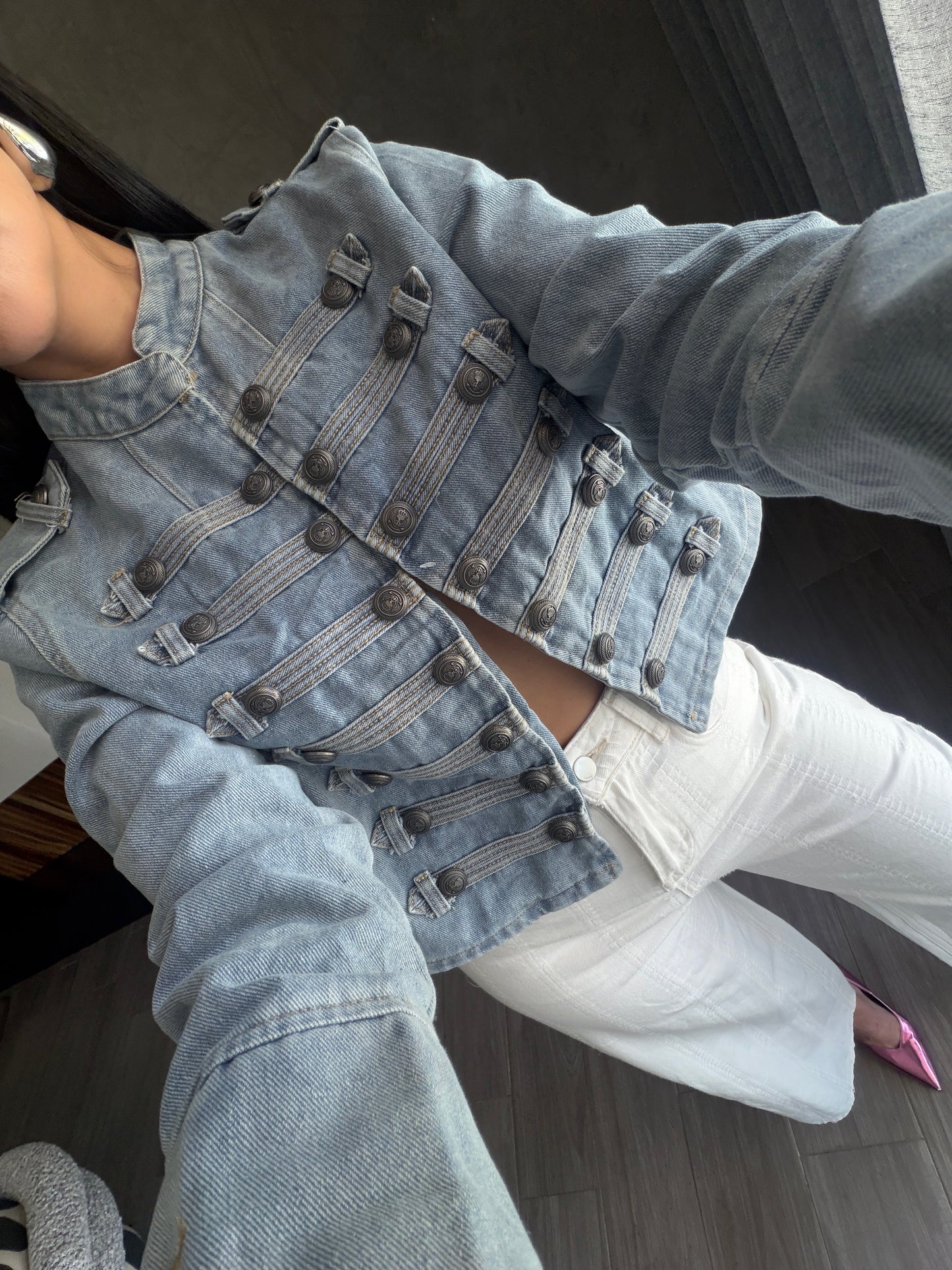 Chamarra Denim Napoleón