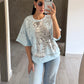 Blusa Oversize Leopardo