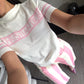 Pantalón Rayas Rosa