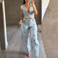 Set Denim Flores
