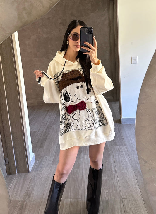 Sudadera Oversize Snoopy