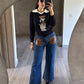 Jeans Bolsos Camel