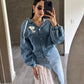 Chamarra Denim Snoopy