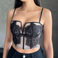 Top Encaje Negro