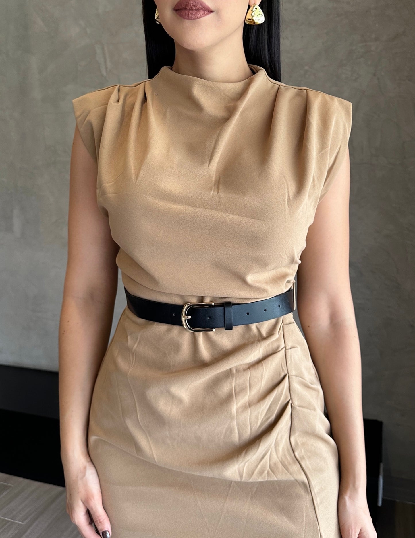 Vestido Beige