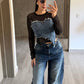 Blusa Mesh Con Top
