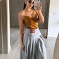Falda Midi Gris