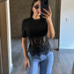 Playera Encaje
