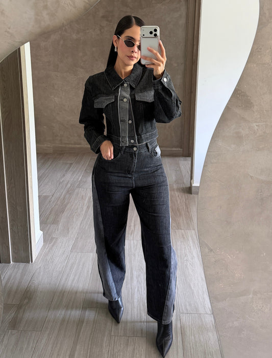 Set Denim Gris
