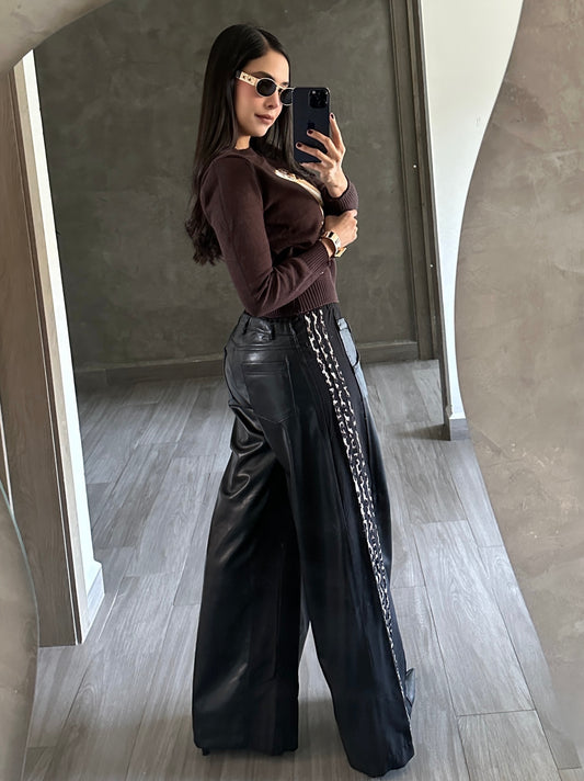 Combined Print Trousers