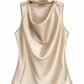 Blusa Satinada Choker