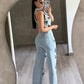 Set Denim Flores