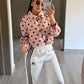 Chamarra Polka Rosa