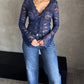 Blusa Encaje Azul